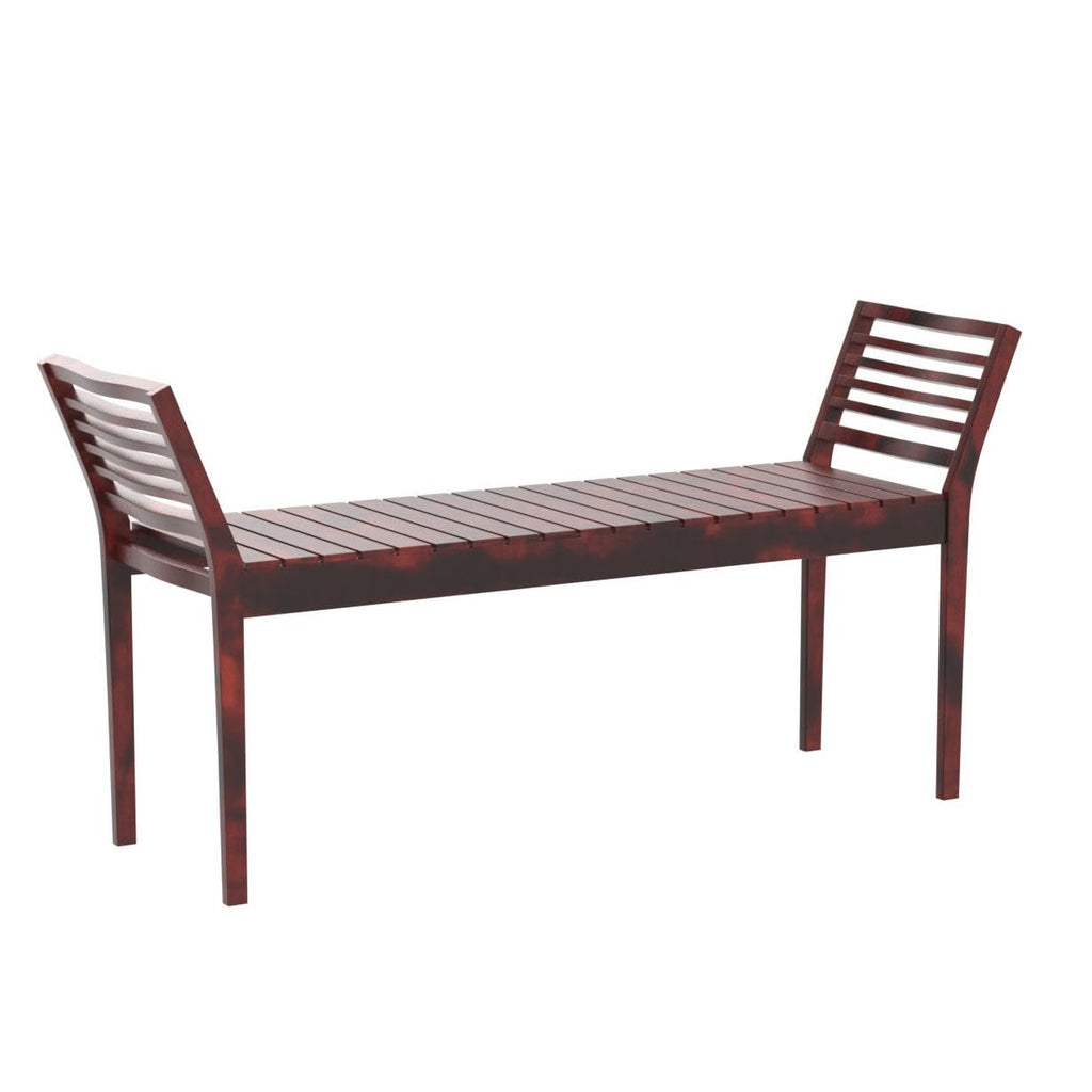 Nest Honest Sheesham Wood Bench for Home in Mahogany/Walnut Finish - Brown