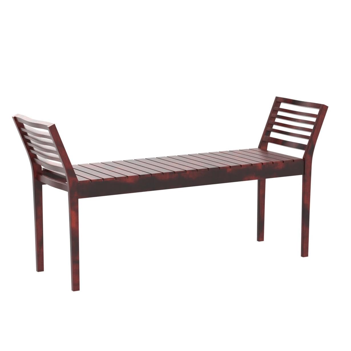 Nest Honest Sheesham Wood Bench for Home in Mahogany/Walnut Finish - Brown