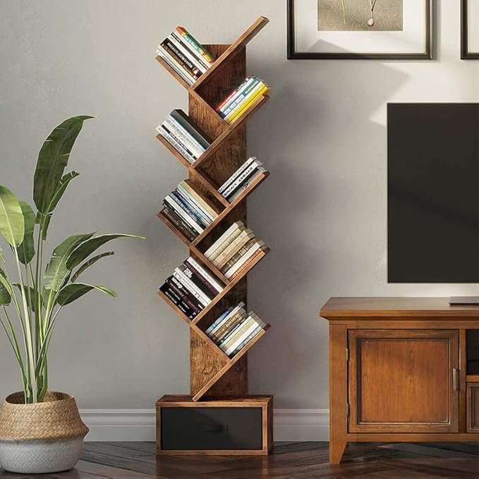 Solid Sheesham Wood Book Self