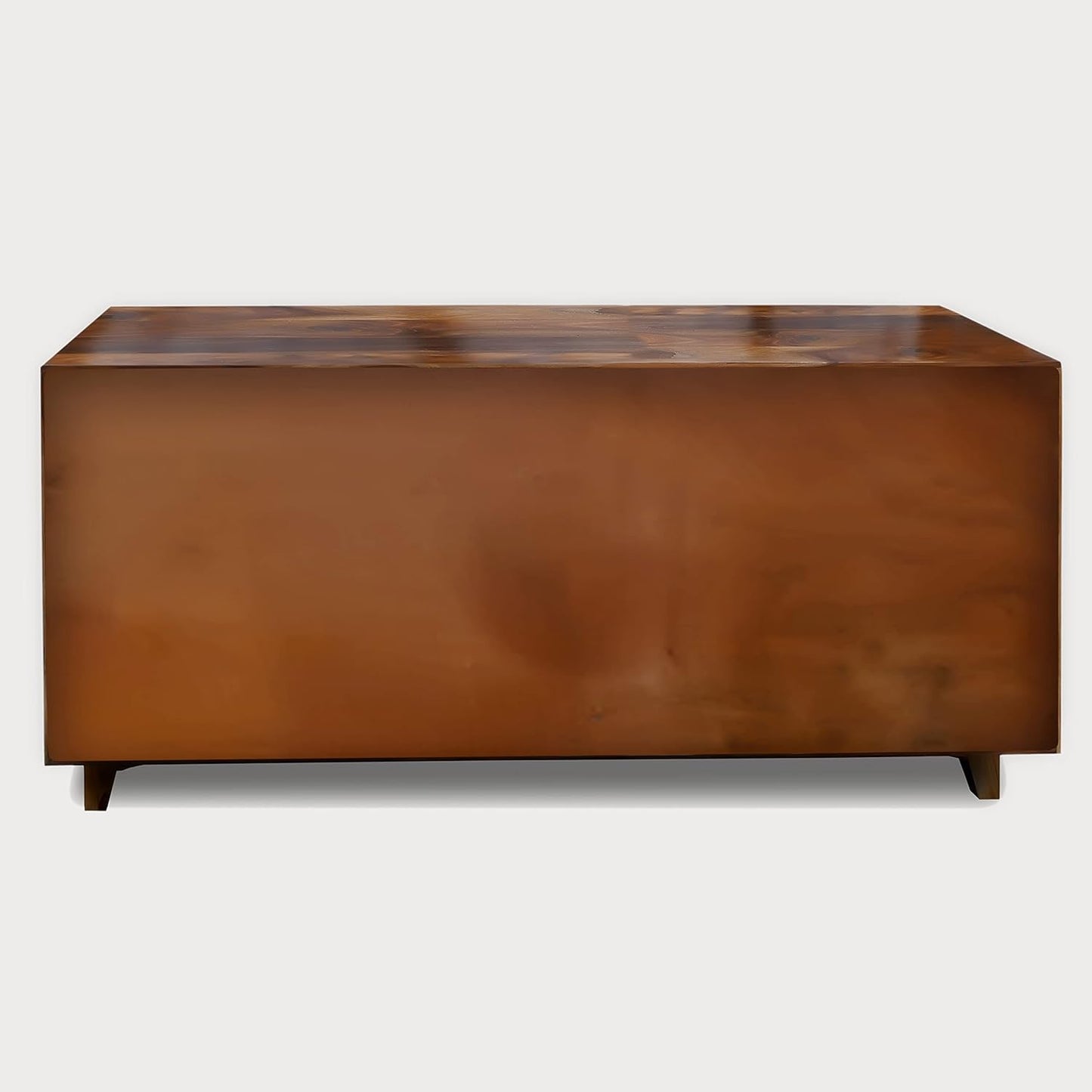 Nest Honest Solid Sheesham Wood Sideboard Tv Cabinet for Living Room | Free Standing Movable Tv Unit Side Board Table with 3 Drawer & 2 Cabinet Storage Furniture for Home | Teak Finish