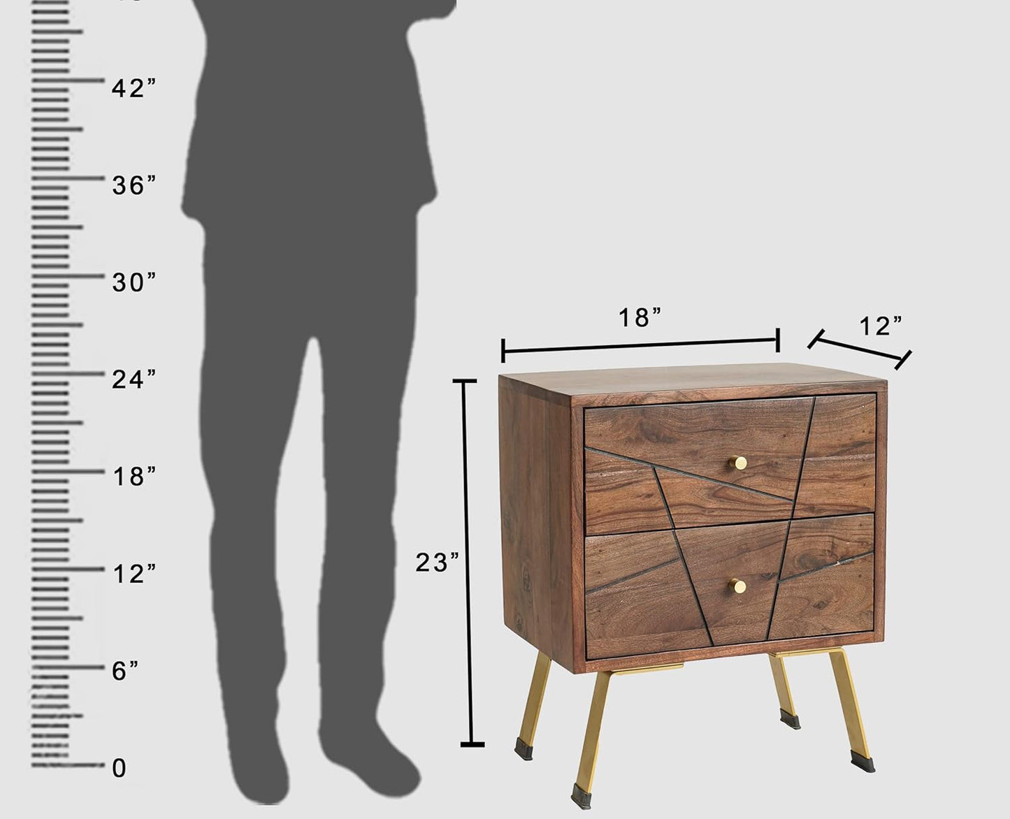 Bed Said Solid Sheesham Wood