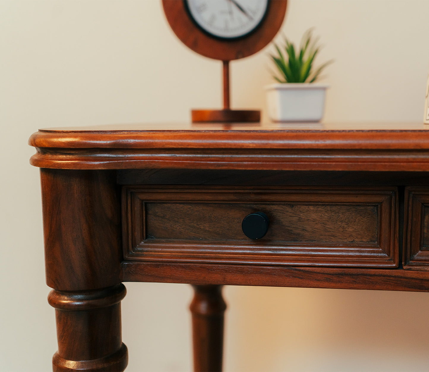 Study Table 3 Drawers Sheesham  Wood