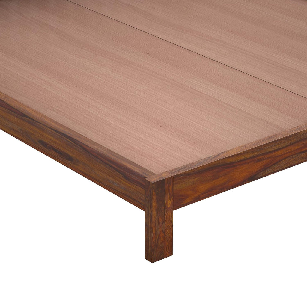 Solid Sheesham Wood King Size bed Without Storage