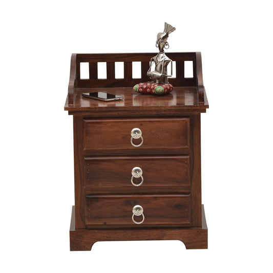 Bedside Table Solid Sheesham Wood
